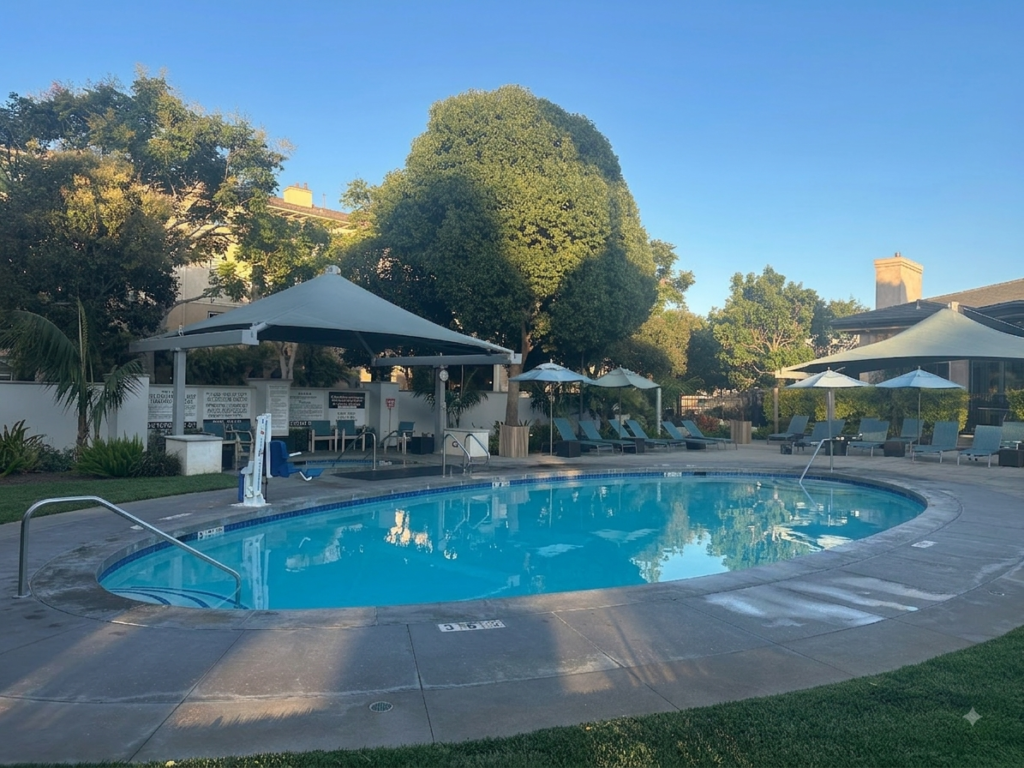 Pool at The Centerpointe Club in Playa Vista